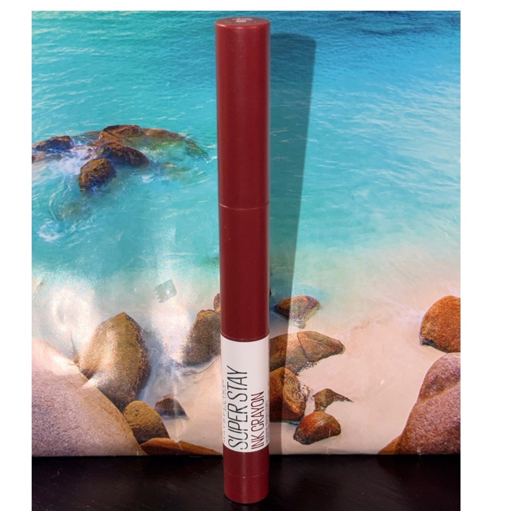 Maybelline SuperStay Ink Crayon Lipstick Settle For More 65 Matte Red Berry